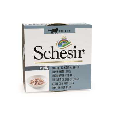 SCHESIR - GATO ADULTO (ATUM/PESCADA GELEIA) 85GR