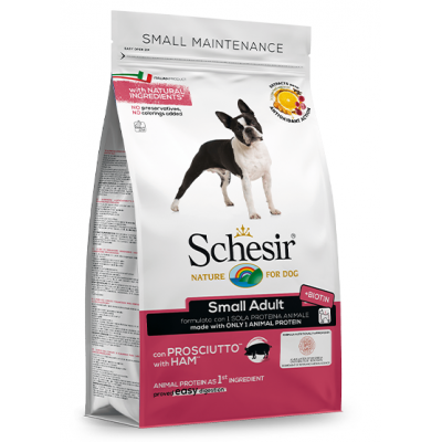 SCHESIR CAO ADULTO SMALL MANUTENÇÃO PRESUNTO  -  2KG