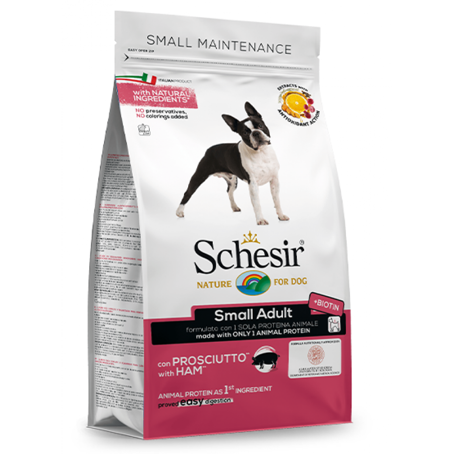 SCHESIR CAO ADULTO SMALL MANUTENÇÃO PRESUNTO - 800G SCHESIR CAO ADULTO SMALL MANUTENÇÃO PRESUNTO - 800G