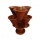 KIT VASOS HORTO VERTICAL ECO 3BT5L CASTANHO
