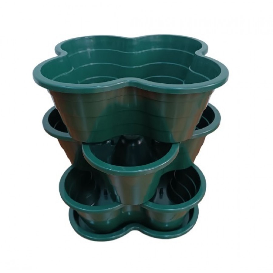 KIT VASOS HORTO VERTICAL ECO 3BX6L VERDE REFª280 KIT VASOS HORTO VERTICAL ECO 3BX6L VERDE REFª280