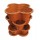 KIT VASOS HORTO VERTICAL ECO 3BX6L CASTANHO