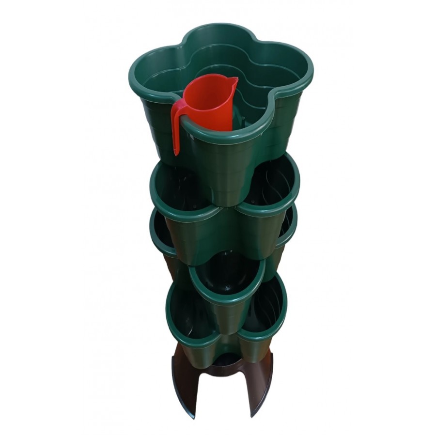 KIT VASOS HORTO VERTICAL ECO 4BX26L VERDE REFª286 KIT VASOS HORTO VERTICAL ECO 4BX26L VERDE REFª286