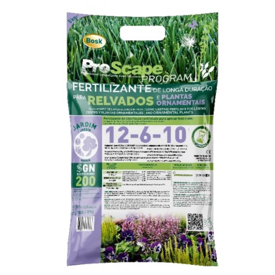 ADUBO PROSCAPE PROGRAM JARDIM 12-6-10 - SC 5KG ADUBO PROSCAPE PROGRAM JARDIM 12-6-10 - SC 5KG