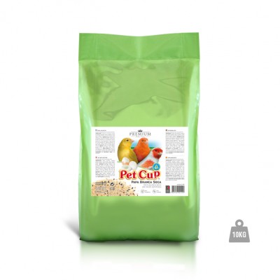 PETCUP PAPA BRANCA SECA PREMIUM - 10 KG
