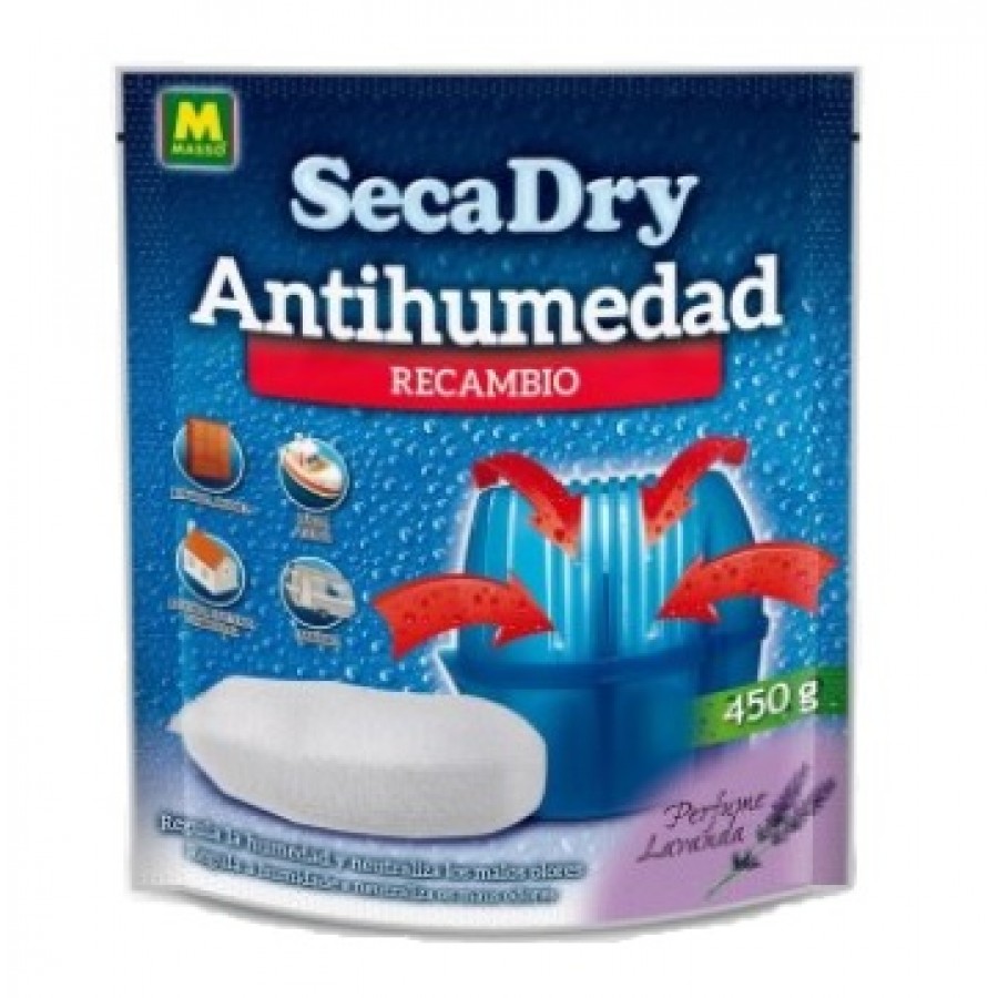 SECADRY ANTI HUMIDADE RECARGA 450G SECADRY ANTI HUMIDADE RECARGA 450G