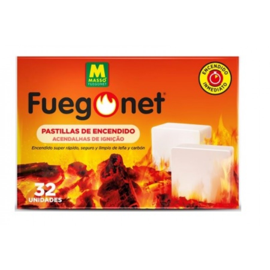 FUEGONET ACENDALHAS DE IGNIÇÃO - 32 UNIDADES FUEGONET ACENDALHAS DE IGNIÇÃO - 32 UNIDADES
