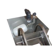 ENCHEDOR AUTOMATICO 2 BICOS C/TAMPA E TABULEIRO INOX