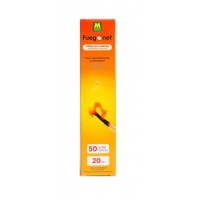 FUEGONET FÓSFOROS LONGOS 20CM - 50 UNIDADES
