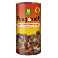 FUEGONET ACENDALHAS ECOLÓGICAS 100 UNIDADES