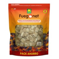 FUEGONET ACENDALHAS ECOLÓGICAS 200 UNIDADES FUEGONET ACENDALHAS ECOLÓGICAS 200 UNIDADES