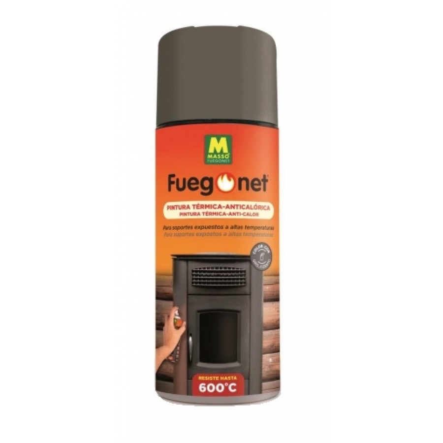 FUEGONET TINTA TÉRMICA ANTICALÓRICA ANTRACITE 400ML