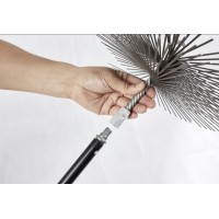 FUEGONET ESCOVA DE AÇO PARA CHAMINÉS 250MM FUEGONET ESCOVA DE AÇO PARA CHAMINÉS 250MM