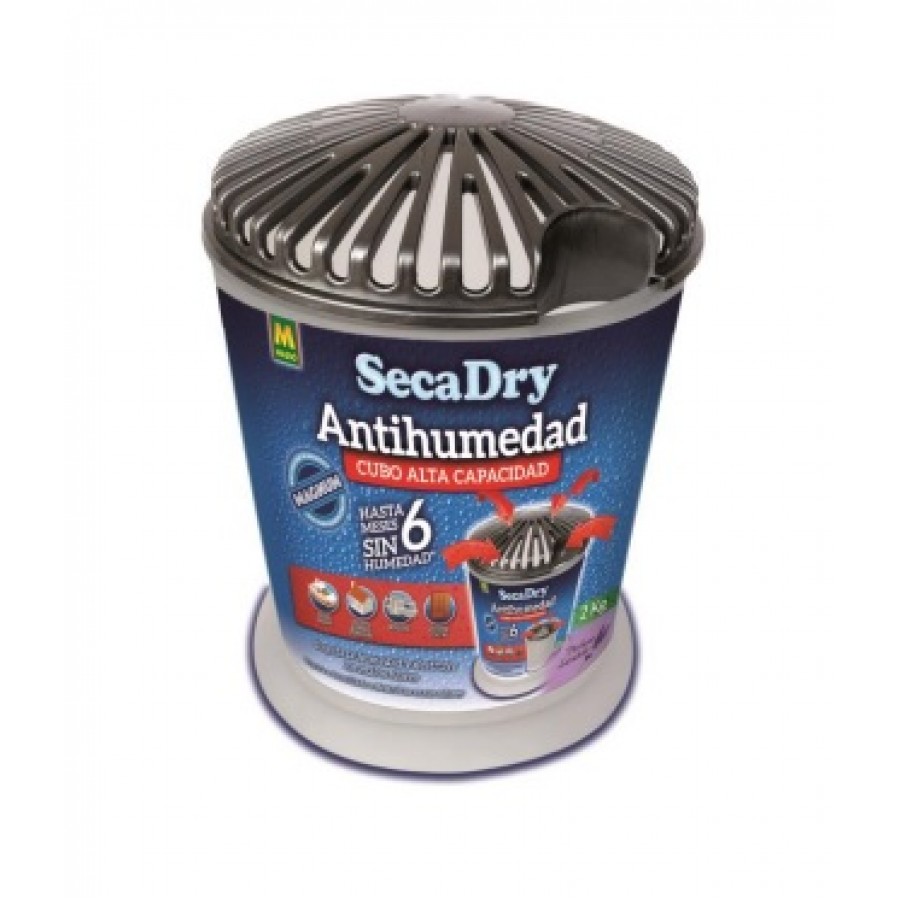 SECADRY ANTI HUMIDADE RECIPIENTE + RECARGA 2KG SECADRY ANTI HUMIDADE RECIPIENTE + RECARGA 2KG