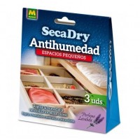 SECADRY ANTI HUMIDADE PACK 3 UNIDADES SAQUETAS PARA ESPAÇOS PEQUENOS 30G SECADRY ANTI HUMIDADE PACK 3 UNIDADES SAQUETAS PARA ESPAÇOS PEQUENOS 30G