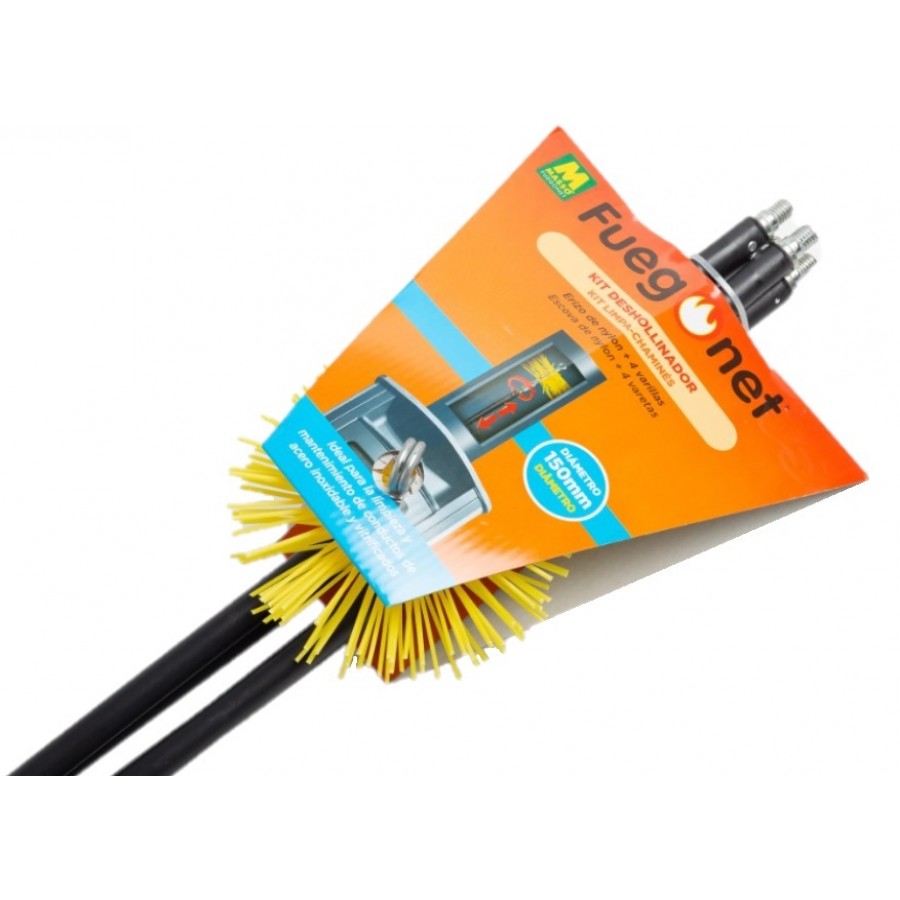 FUEGONET KIT LIMPA-CHAMINÉS EM NYLON 150MM FUEGONET KIT LIMPA-CHAMINÉS EM NYLON 150MM