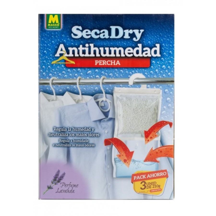 SECADRY ANTI HUMIDADE CABIDE 3X210G SECADRY ANTI HUMIDADE CABIDE 3X210G