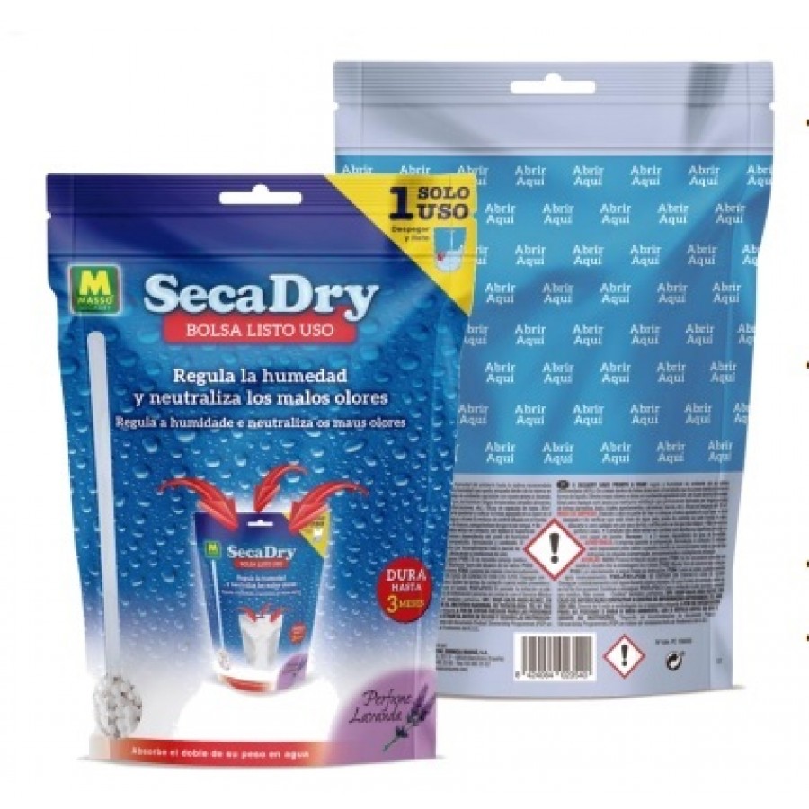SECADRY SACO PRONTO A USAR 300G SECADRY SACO PRONTO A USAR 300G