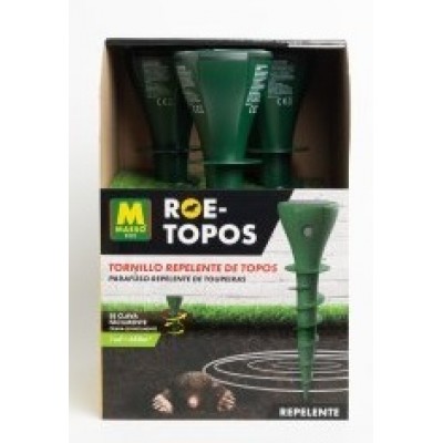 ROE-TOPOS PARAFUSO REPELENTE DE TOUPEIRAS 3UNIDADES