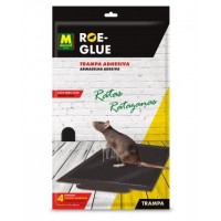 ROE-GLUE ARMADILHA ADESIVA PARA RATAZANAS 4 UNIDADES ROE-GLUE ARMADILHA ADESIVA PARA RATAZANAS 4 UNIDADES