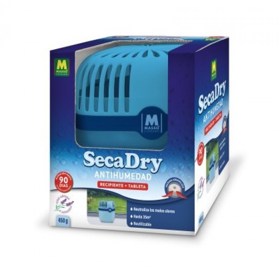 SECADRY ANTI HUMIDADE RECIPIENTE + RECARGA PASTILHA 450G SECADRY ANTI HUMIDADE RECIPIENTE + RECARGA PASTILHA 450G