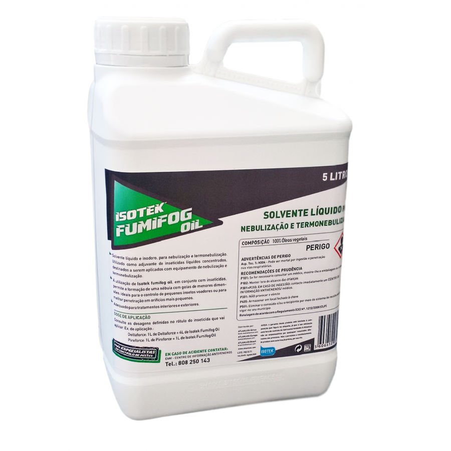 ISOTEK FUMIFOG OIL ( OLEO DE NEBULIZAÇÃO ) - 5 LT ISOTEK FUMIFOG OIL ( OLEO DE NEBULIZAÇÃO ) - 5 LT