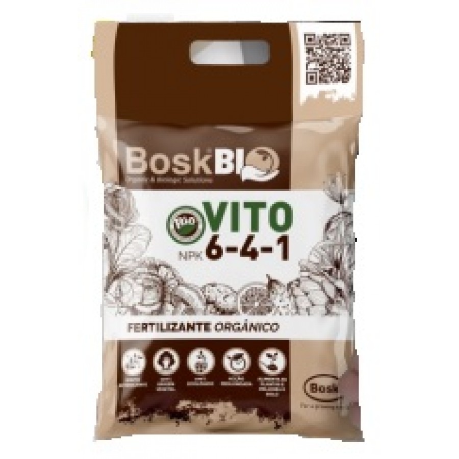ADUBO BOSKBIO VITO 6-4-1 -SC 4KG ADUBO BOSKBIO VITO 6-4-1 -SC 4KG