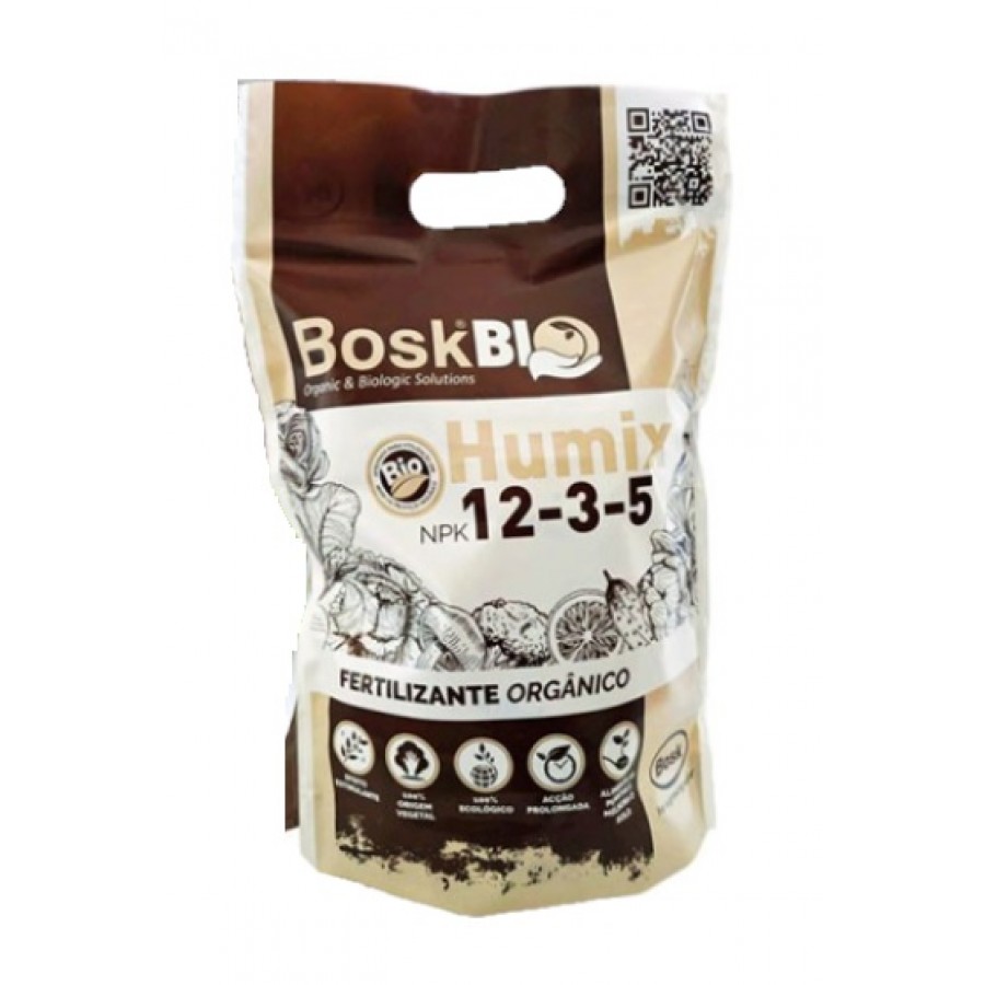 ADUBO BOSKBIO MPB HUMIX 12-3-5 -SC 5KG ADUBO BOSKBIO MPB HUMIX 12-3-5 -SC 5KG