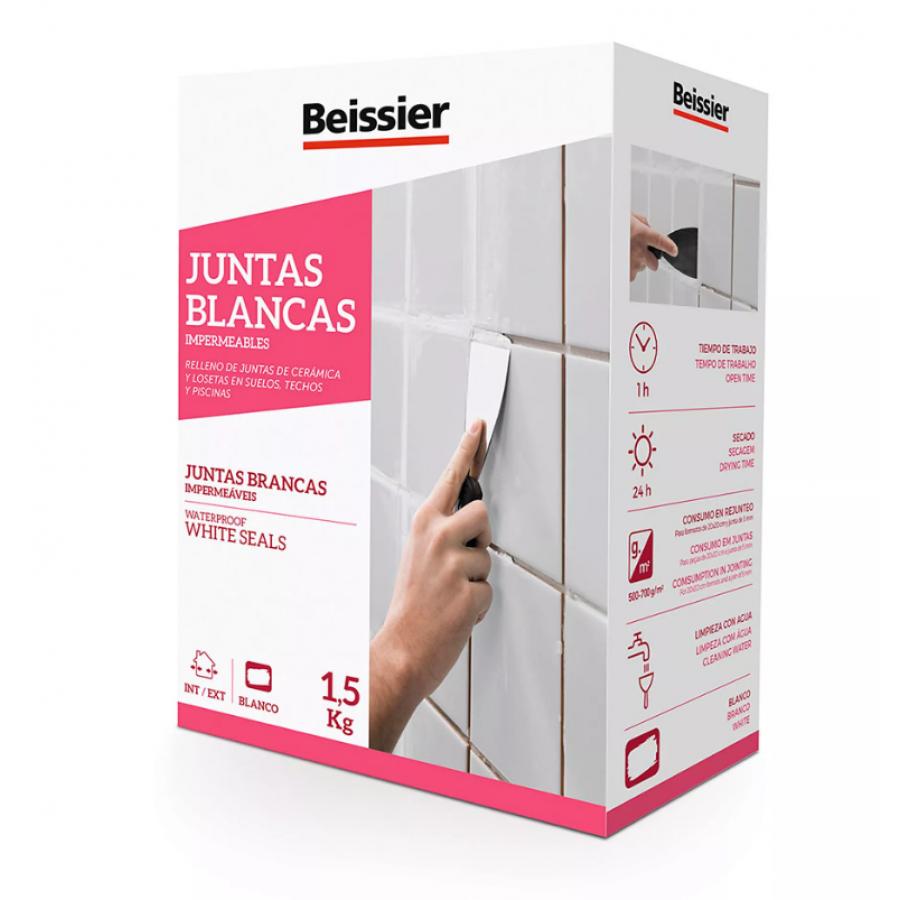 MASSA PARA JUNTAS BRANCAS IMPERMEAVEIS 1.5KG MASSA PARA JUNTAS BRANCAS IMPERMEAVEIS 1.5KG