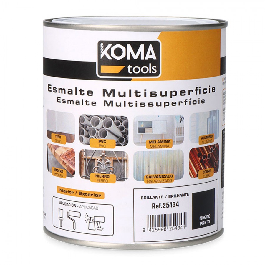 ESMALTE MULTI SUPERFICIES NEGRO BRILHANTE- LATA 750ML ESMALTE MULTI SUPERFICIES NEGRO BRILHANTE- LATA 750ML