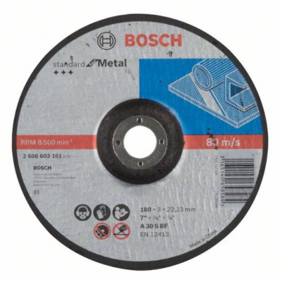 BOSCH DISCO ABRASIVO STANDARD - 180 MM