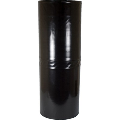 MANGA PLASTICO PRETO 8 METROS LARGURA  - ROLO 75MT