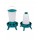 PACK COMEDOURO E BEBEDOURO PINTOS 1ª IDADE 1,5KG / 1,5L