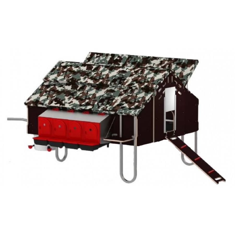 GALINHEIRO MOVEL FREE-RANGE " AR LIVRE " 150 X 180MT CAMUFLADO GALINHEIRO MOVEL FREE-RANGE " AR LIVRE " 150 X 180MT CAMUFLADO