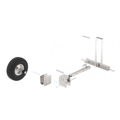KIT DE REBOQUE PARA GALINHEIRO MOVEL MODELO CONTINENTAL