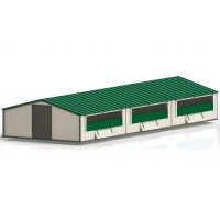 GALINHEIRO MOVEL MODELO CONTINENTAL SANDWICH (6X15X1,80 MT) GALINHEIRO MOVEL MODELO CONTINENTAL SANDWICH (6X15X1,80 MT)