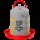 BEBEDOURO FRANGOS CHIPS PLASTICO VERMELHO 5 LT