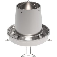 COMEDOURO AVES TRAMONHA ECO C/PATAS CHAPA 9LT COMEDOURO AVES TRAMONHA ECO C/PATAS CHAPA 9LT