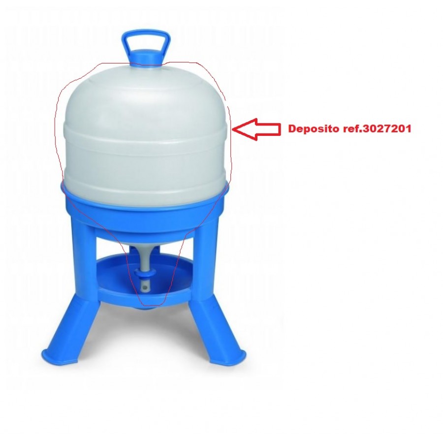 DEPOSITO PARA BEBEDOURO DE 30 LITROS COM PERNAS DEPOSITO PARA BEBEDOURO DE 30 LITROS COM PERNAS