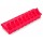 COMEDOURO PINTOS PLASTICO 1ª IDADE VERMELHO 30 CM