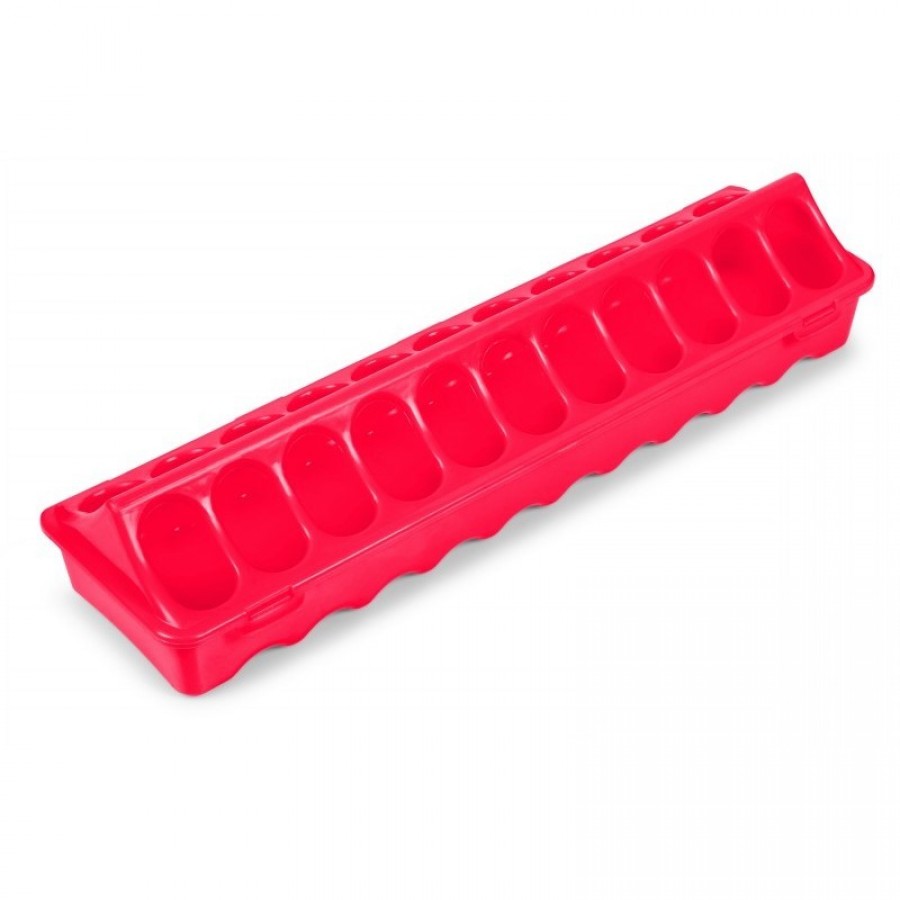 COMEDOURO PINTOS PLASTICO 1ª IDADE VERMELHO 40 CM COMEDOURO PINTOS PLASTICO 1ª IDADE VERMELHO 40 CM