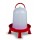 CO.BEBEDOURO FRANGOS ECO PLASTICO 8 LITROS VERMELHO C/PATAS