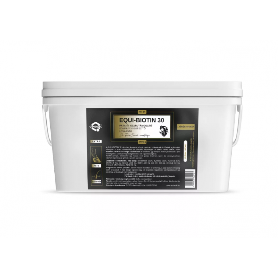 EQUI-BIOTIN 30 –SUPORTE DE CASCO E CORNETA 2.4KG EQUI-BIOTIN 30 –SUPORTE DE CASCO E CORNETA 2.4KG