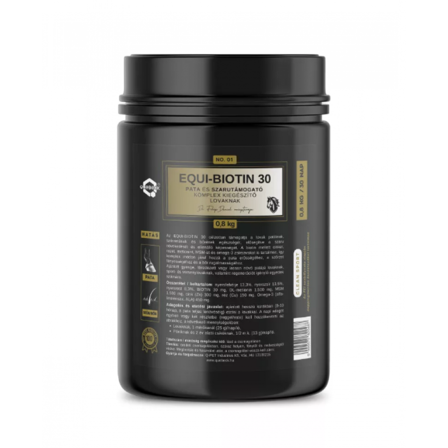 EQUI-BIOTIN 30 –SUPORTE DE CASCO E CORNETA 800GR EQUI-BIOTIN 30 –SUPORTE DE CASCO E CORNETA 800GR