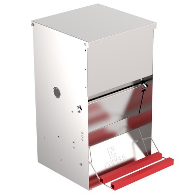 COMEDOURO ABERTURA MECANICA "SAFFED" DE AVES 20 KG