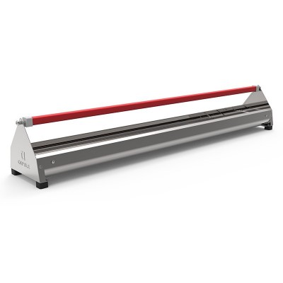 COMEDOURO INOX COM BARRA GIRATORIA 122CM