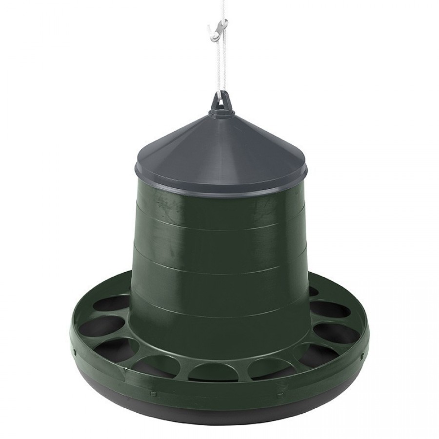 COMEDOURO GALINHAS 12 KG  PLASTICO RECICLADO