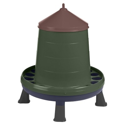 COMEDOURO GALINHAS 4 KG COM PATAS PLASTICO RECICLADO