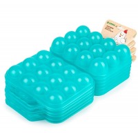 EMBALAGEM C/ALÇA DE PLASTICO P/TRANSPORTE 12 OVOS DE GALINHA AZUL TURQUESA EMBALAGEM C/ALÇA DE PLASTICO P/TRANSPORTE 12 OVOS DE GALINHA AZUL TURQUESA