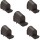 POEDEIRO CONFORT EXTERIOR CASTANHO - PACK 5 UNIDADES